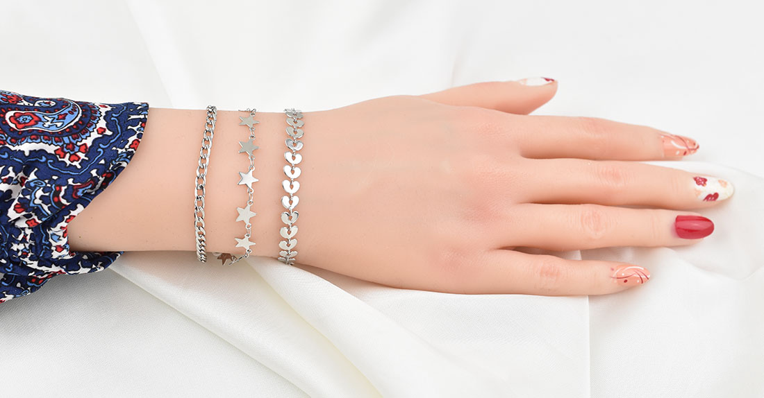 Allstar Silver Bracelet 6MM Βραχιόλι από ανοξείδωτο ατσάλι 316L